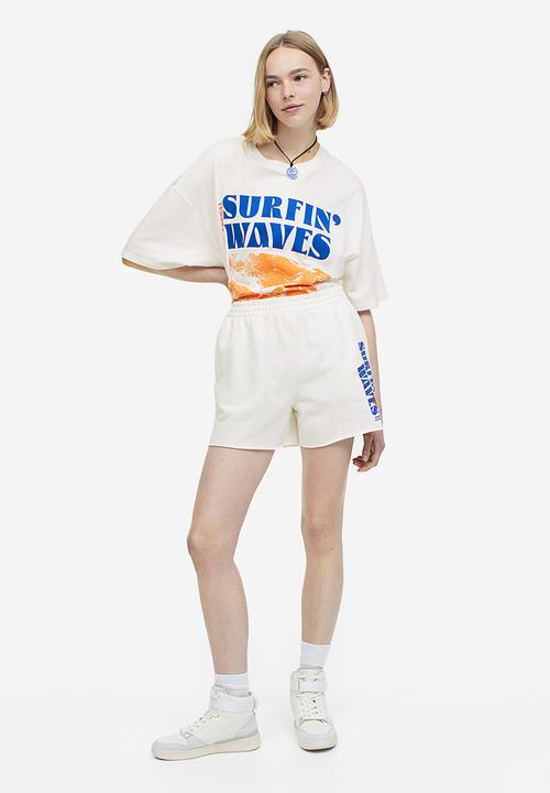 H&M - Sweatshorts - white