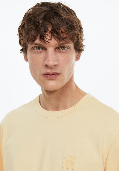 H&M - Regular fit appliquéd t-shirt - yellow