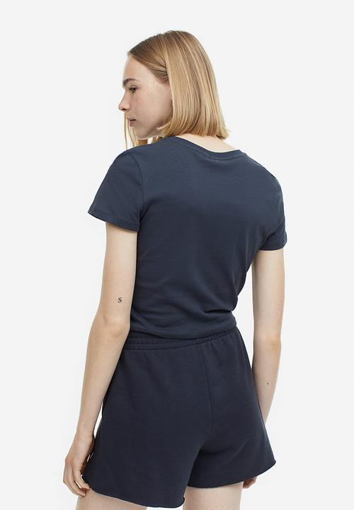 H&M - Sweatshorts - black sunny soul