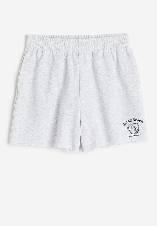 H&M - Sweatshorts - light grey marl long beach