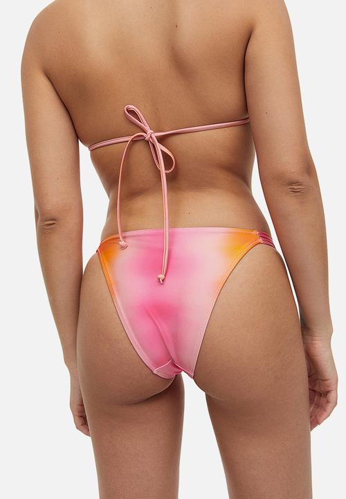H&M - Tanga bikini bottoms - pink & orange
