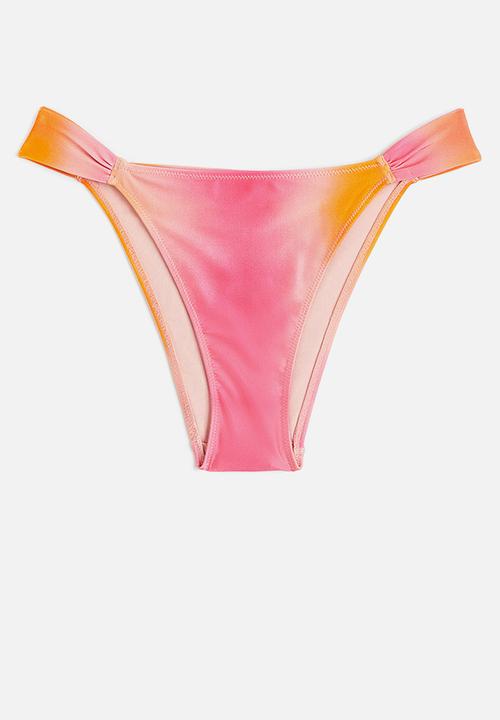 H&M - Tanga bikini bottoms - pink & orange