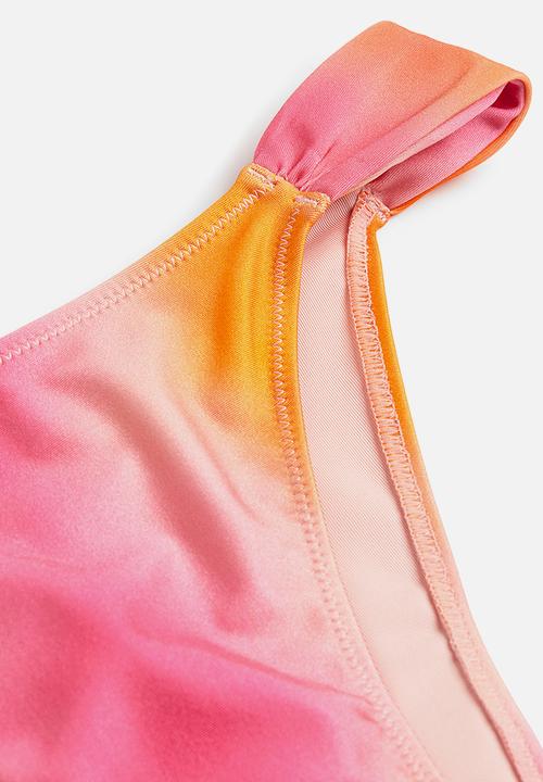 H&M - Tanga bikini bottoms - pink & orange