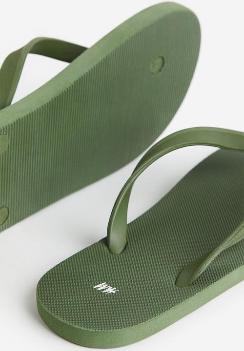 H&M - Flip-flops - green