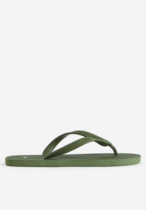 H&M - Flip-flops - green