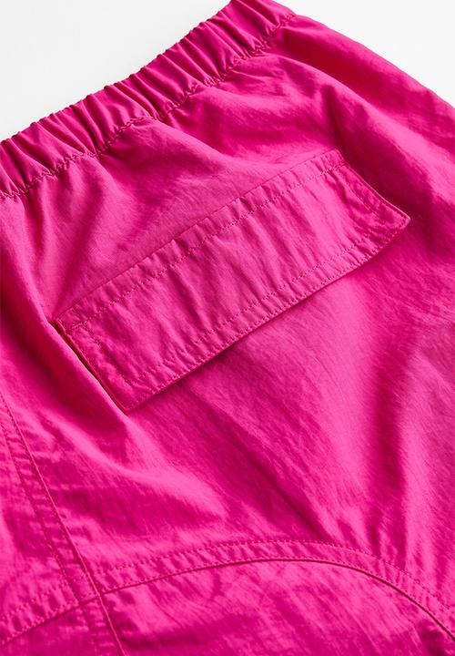 H&M - Low-waisted parachute trousers - cerise