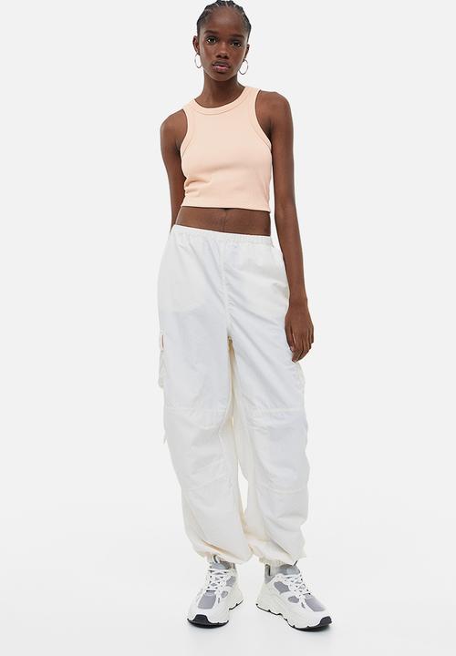 H&M - Cropped vest top - light orange