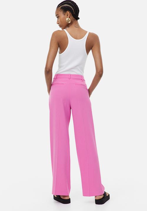 H&M - Straight trousers - pink