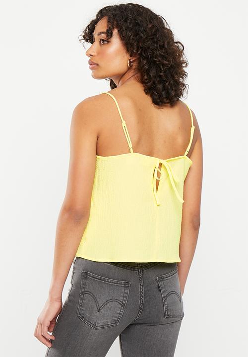 Levi’s® - Enya textured cami - powdered yellow