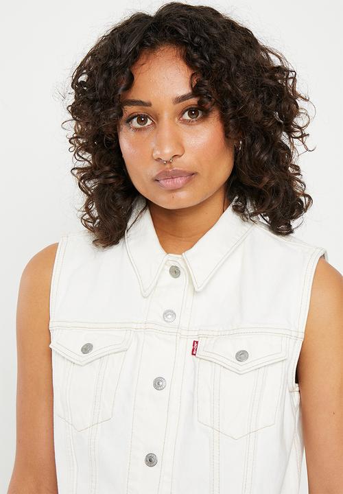 Levi’s® - Xs vest in the clouds raw hem - neutral