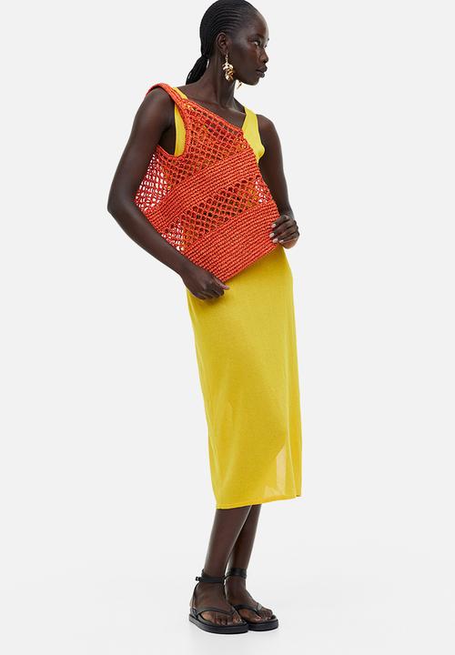 H&M - Crochet-look shopper - orange