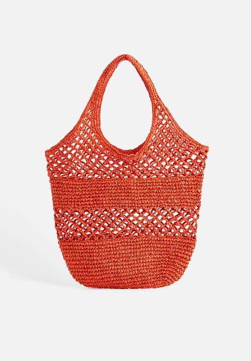 H&M - Crochet-look shopper - orange