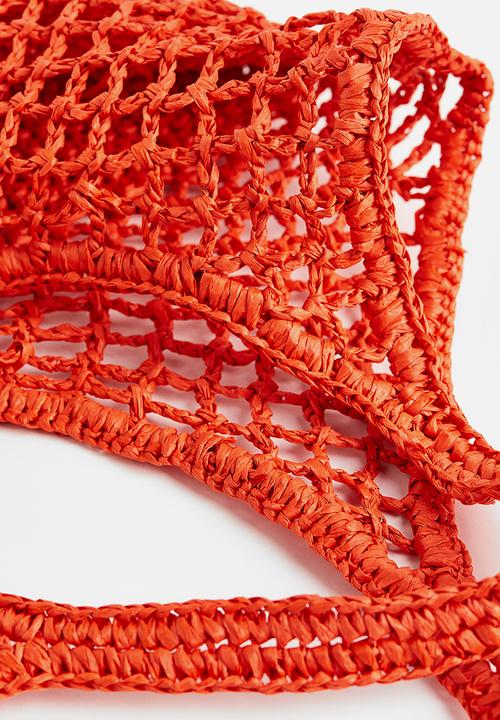 H&M - Crochet-look shopper - orange