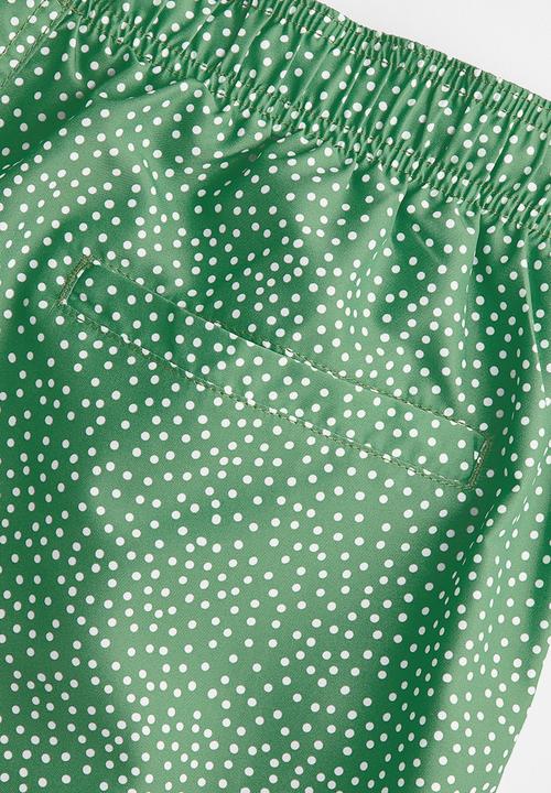 H&M - Patterned swim shorts - green spotted