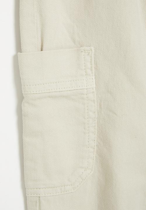 MINOTI - Girls basic twill combat pant - stone