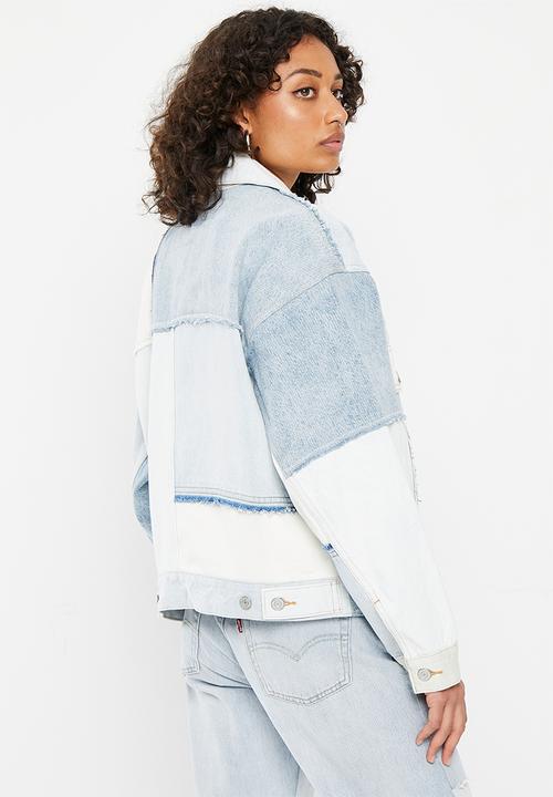 Levi’s® - 90's pieced trucker serious sizzle - light indigo