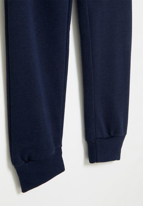 MINOTI - Boys basic emb fleece jogpant - navy