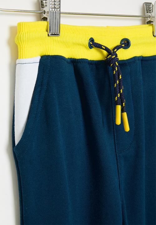 MINOTI - Contrast colour jogger - navy