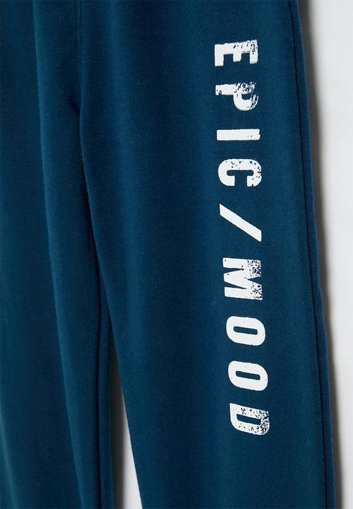 MINOTI - Contrast colour jogger - navy