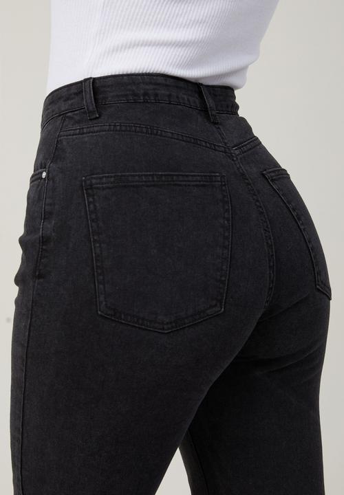 Cotton On - Curvy stretch straight jean - graphite black