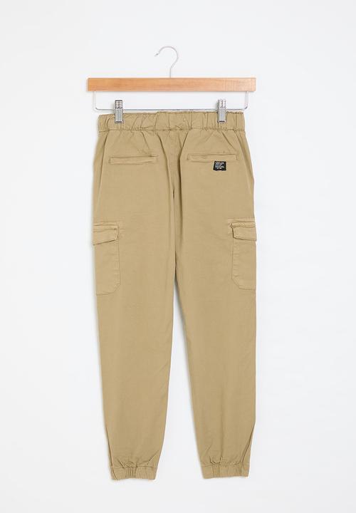 MINOTI - Boys basic combat pant - stone