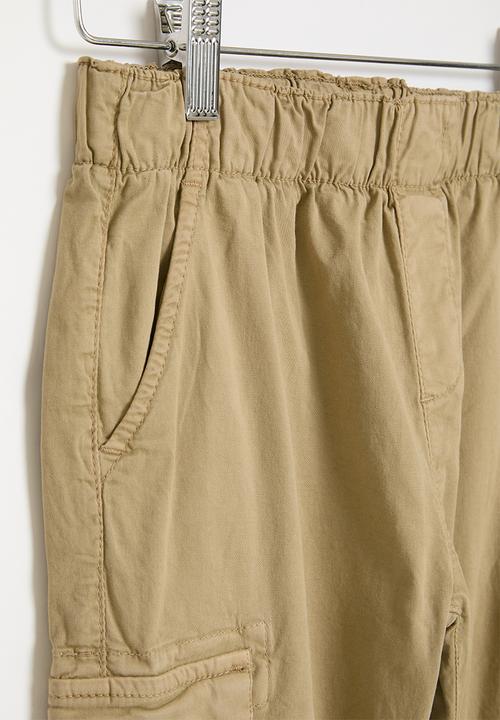 MINOTI - Boys basic combat pant - stone