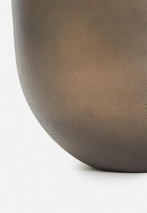 Sixth Floor - Milan planter - metallic