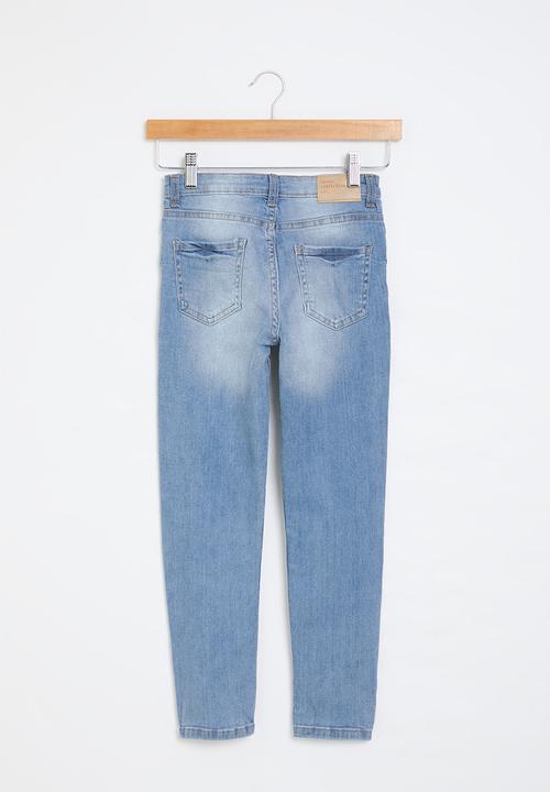 MINOTI - Girls basic skinny jean - mid blue