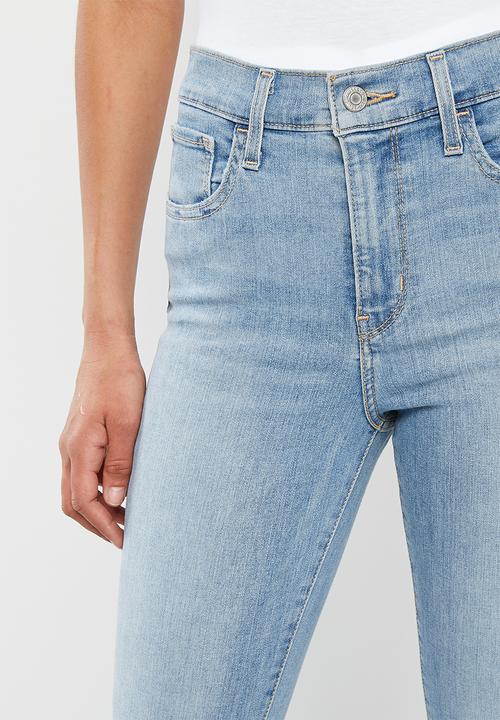 Levi’s® - 721 High rise skinny- light indigo destructed