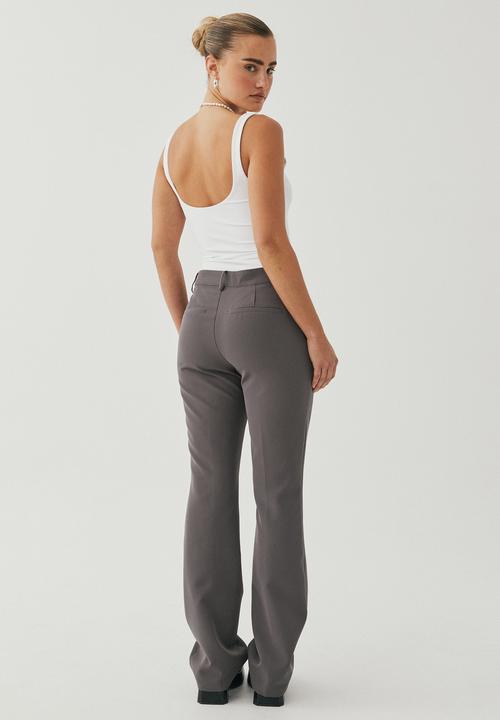 Supré  - Scarlett bootleg pant - chrome grey