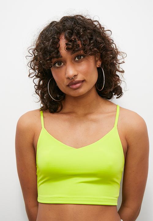 Blake - 3 Pack strappy v crop vest - multi 