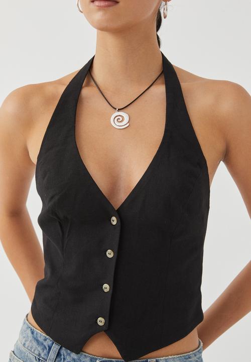 Supré  - Michelle vest - black