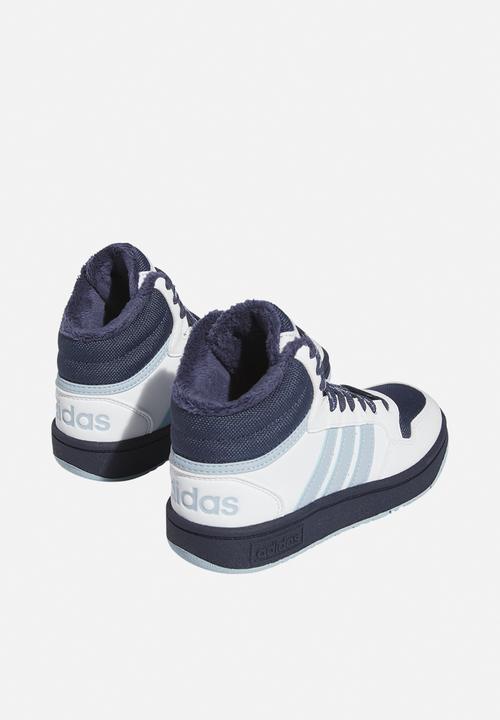 adidas Originals - Hoops mid 3.0 k - ftwr white/shadow navy/wonder blue