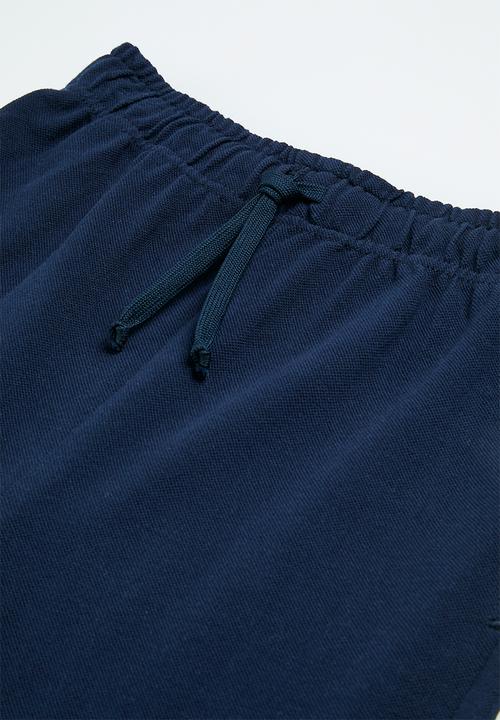Pop Candy - Pique t-shirt and short set - navy