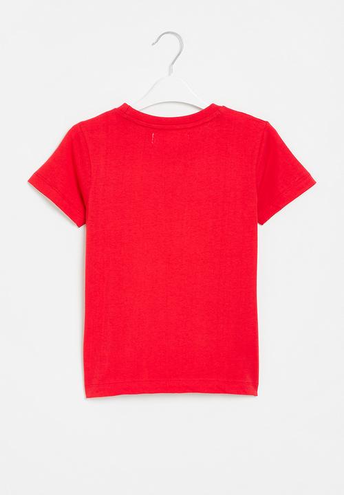 MINOTI - Respect short sleeve T-shirt - red