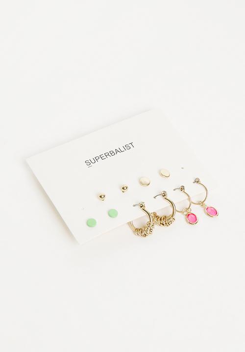 Superbalist - Angie earring pack - multi