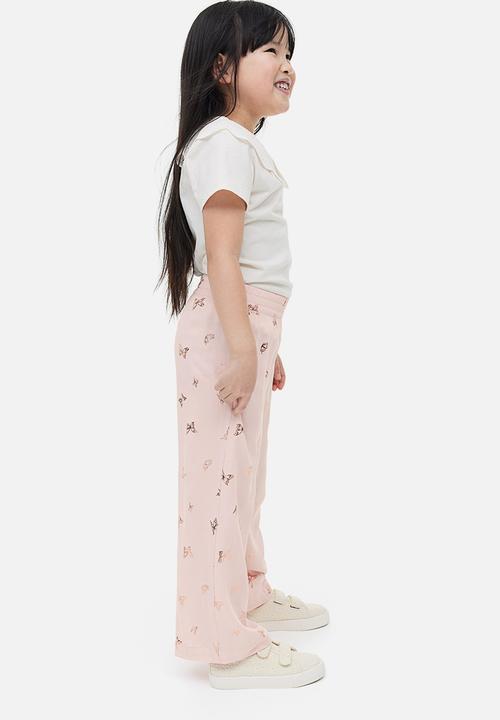 H&M - Wide pull-on trousers - pink