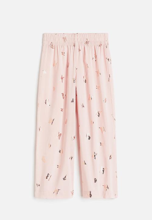 H&M - Wide pull-on trousers - pink