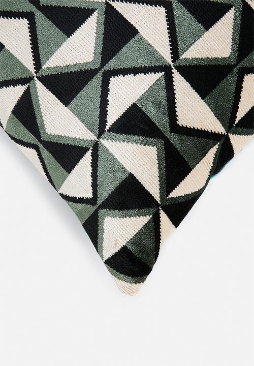 Hertex Haus - Fair isle scatter with feather inner - hunter