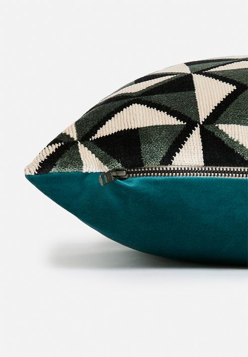 Hertex Haus - Fair isle scatter with feather inner - hunter