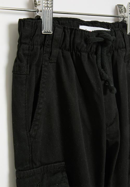 MINOTI - Woven combat pant - black 
