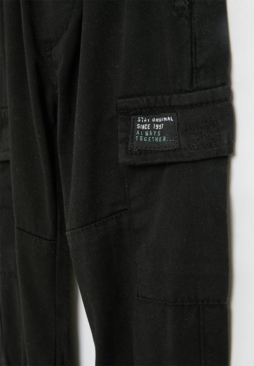 MINOTI - Woven combat pant - black 