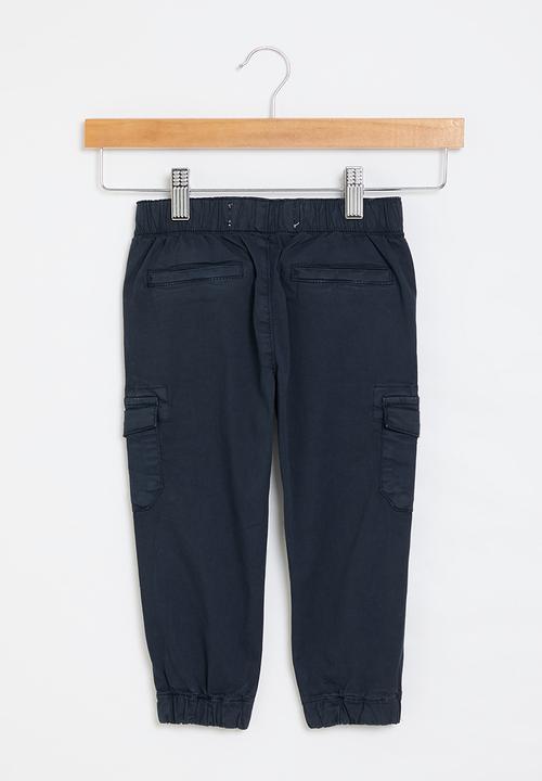 MINOTI - boys basic combat pant - navy