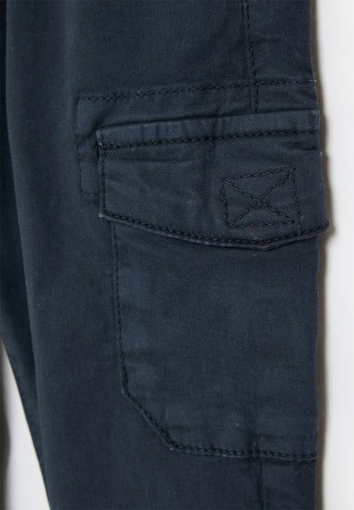 MINOTI - boys basic combat pant - navy