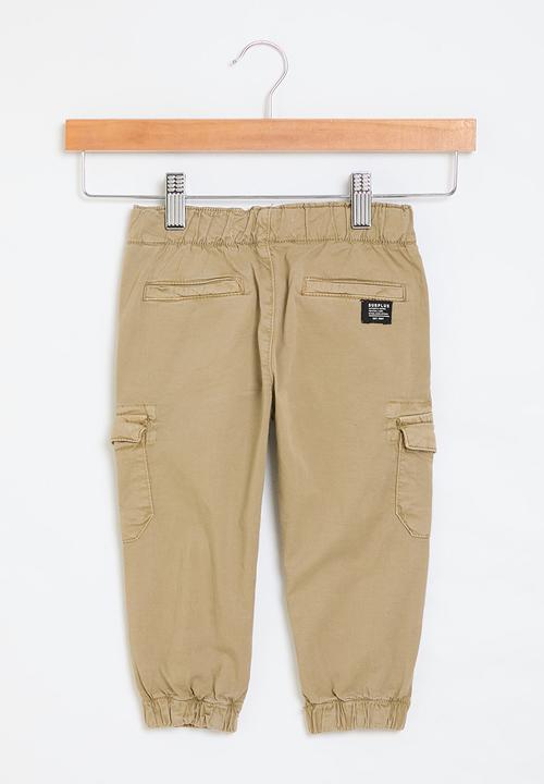 MINOTI - Boys basic combat pant - stone