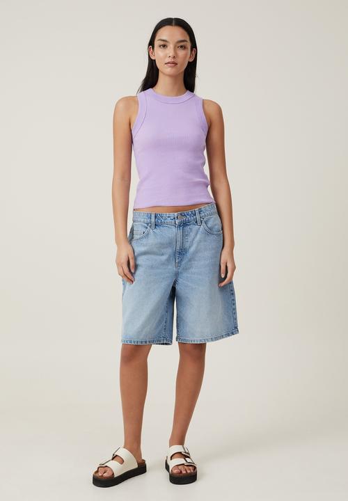 Cotton On - The 91 tank - lilac posie