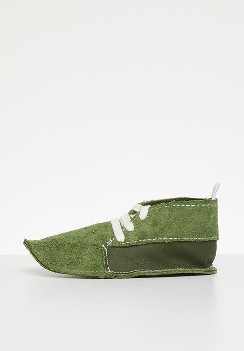 Pitta-Patta Shoes - David - olive green