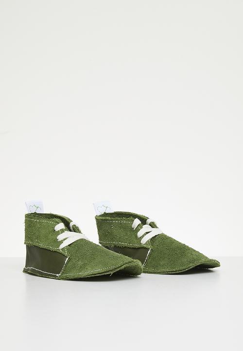 Pitta-Patta Shoes - David - olive green
