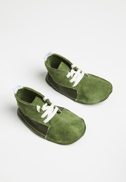 Pitta-Patta Shoes - David - olive green