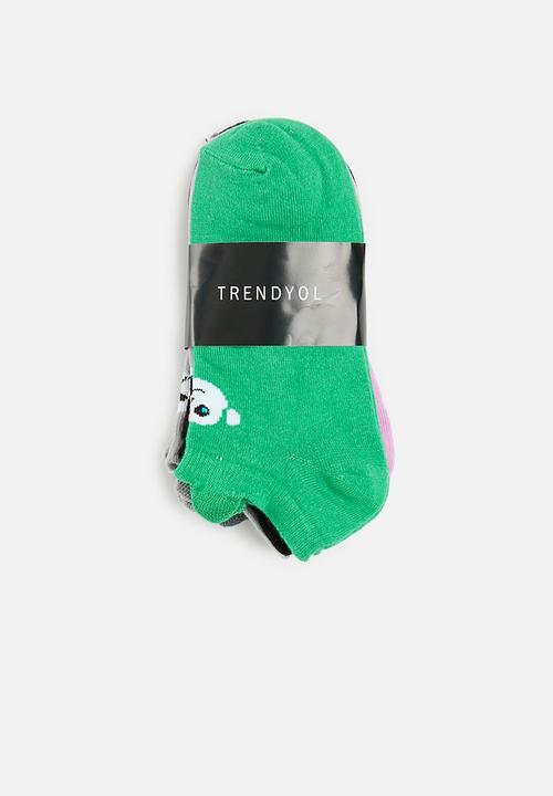 Trendyol - 5 Pack ankle socks - multi